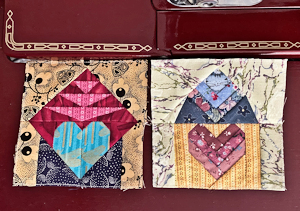 Home blocks 31 and 32 for paperpiecing.