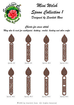 Cover of Mini Welsh Spoon Collection 1 charts.
