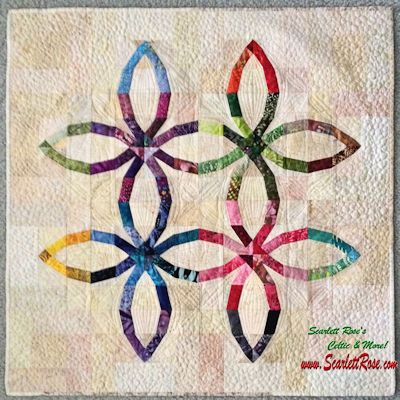 A Study in Batiks: Scarlett's Double Wedding Ring