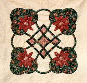 Color picture of quilt block.
