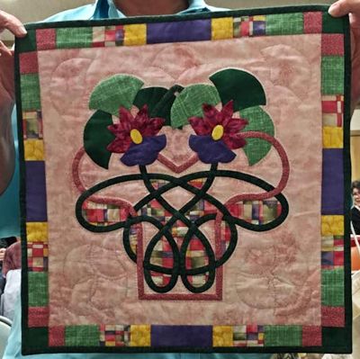 Jerelyn's Celtic Basket project from 1998