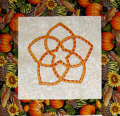 Closeup of one of Christine's blocks.