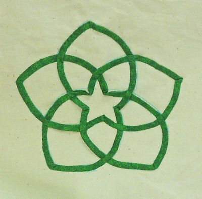 Mary Ellen Huber's starflower block