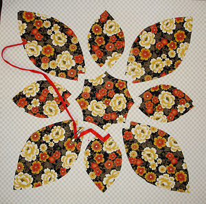 Orange flowers block