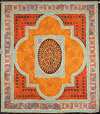 Suzette Ehlers of South Africa, her quilt is Marakesj.