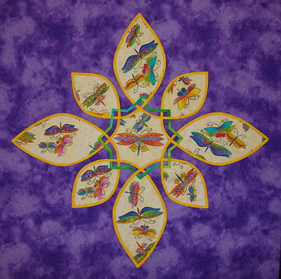 Nancy's dragonfly theme crystal block.