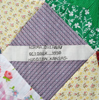 Norma Overbay's signature block