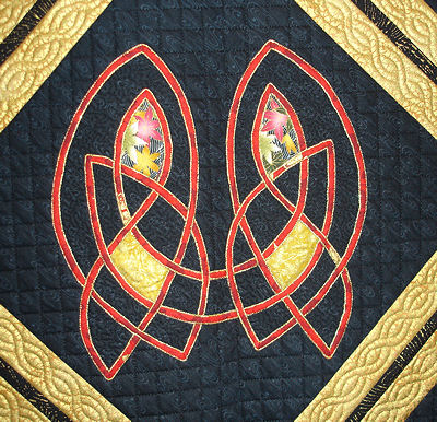 Closeup of a block from Children of Lir.