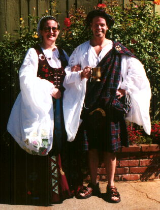 [Dan and I in costume]