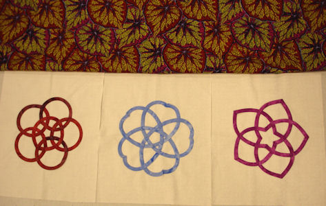 Peggy Albert's blocks with border fabric