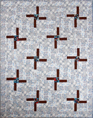 Brigid's Cross pieced quilt pattern