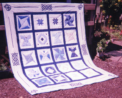 Lorraine's Celtic sampler quilt